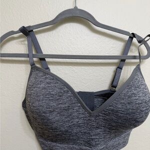 Nautica Women's Charcoal Sports Bra